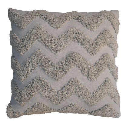 Grey Zig-zag Cushion Set of 2