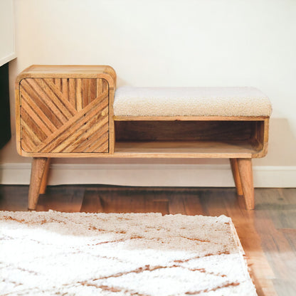 Boucle Carved Telephone Table