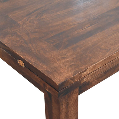 California Walnut Extendable Butterfly Dining Table